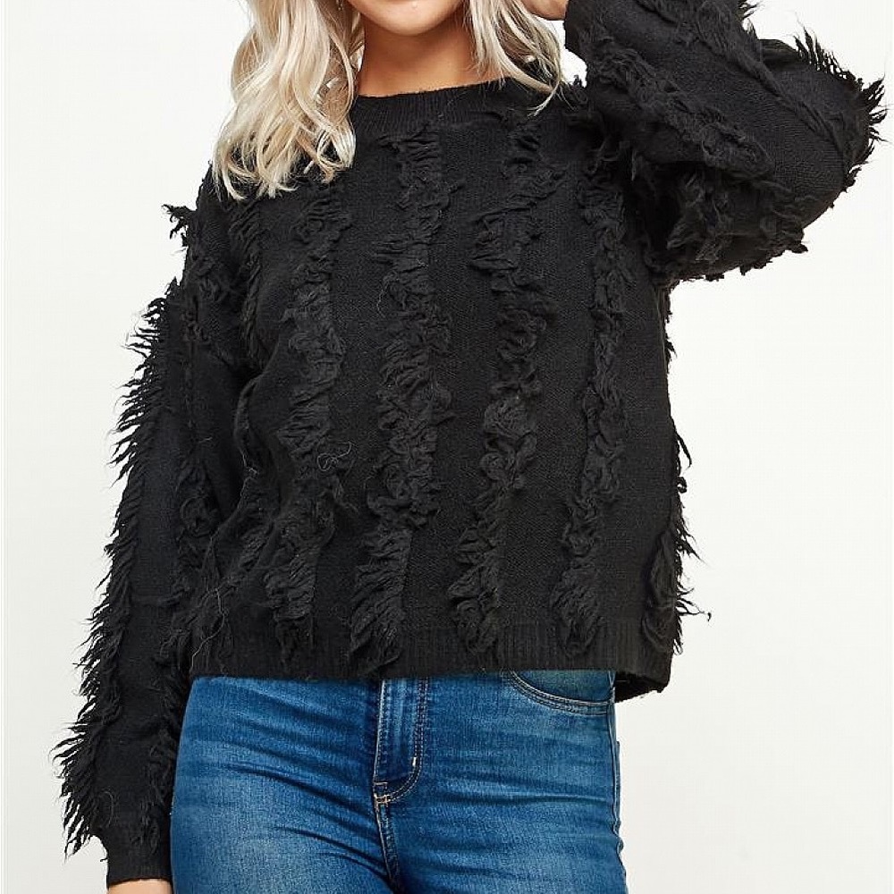 BLACK SWEATER
